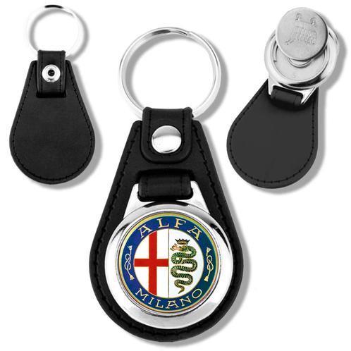 ALFA ROMEO 1910 porte clés jeton de caddie en métal, Verzamelen, Sleutelhangers, Nieuw, Ophalen of Verzenden