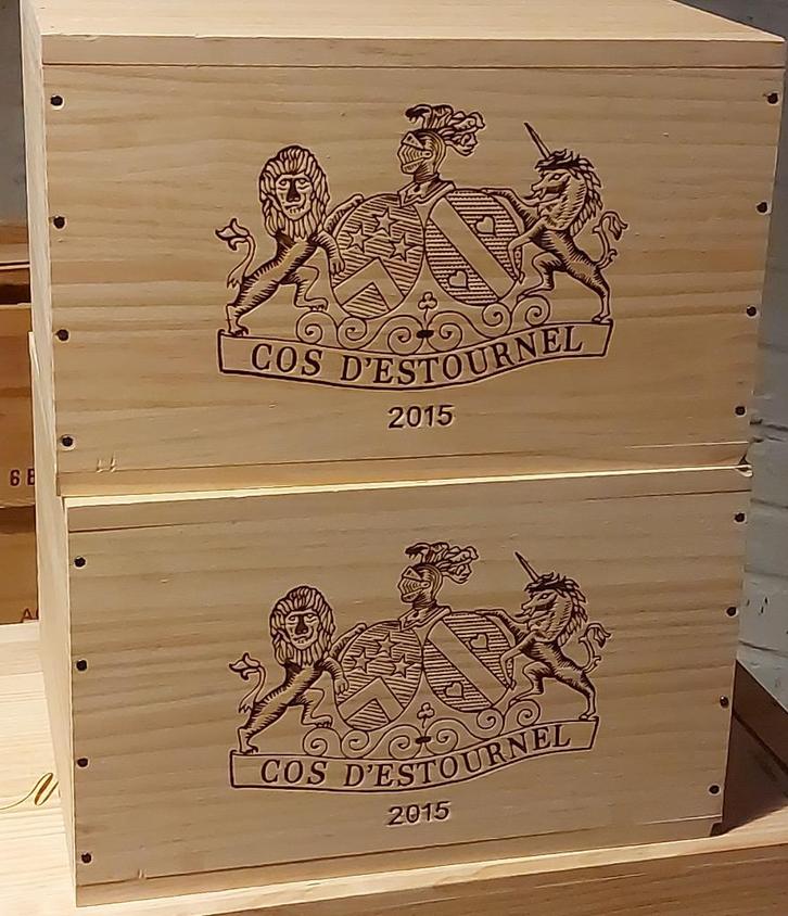 GCC - Chateau Cos d'Estournel 2015 - CBO 6Bt, Verzamelen, Wijnen, Nieuw, Rode wijn, Frankrijk, Vol, Verzenden