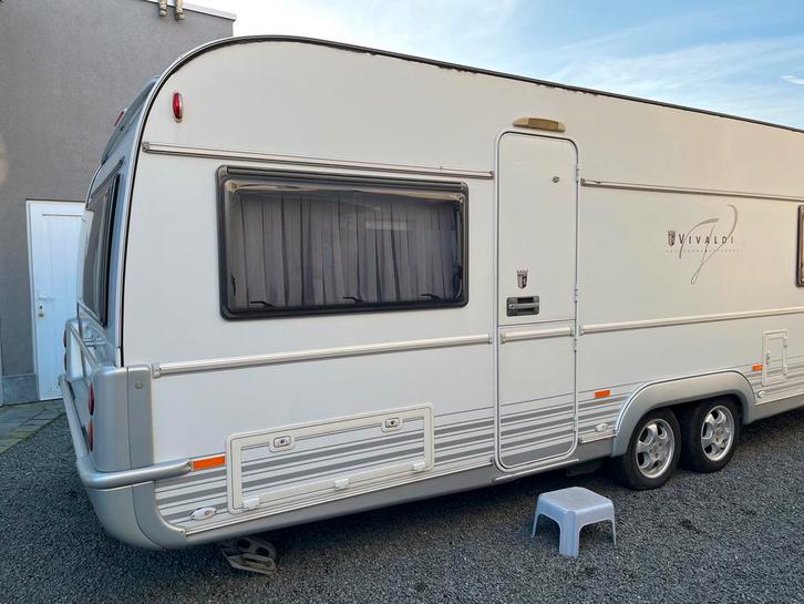 Tabbert Vivaldi 650, Caravans en Kamperen, Caravans, Particulier, tot en met 4, 1500 - 2000 kg, Rondzit, Tabbert, Vast bed, 6 tot 7 meter