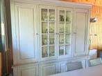 Houten dressoir (grijs/taupe geverfd), Ophalen, Met deur(en), 200 cm of meer, Zo goed als nieuw