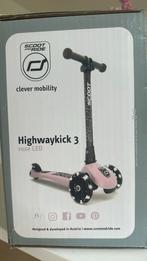 Scoot & ride Highwaykick 3 roze, Fietsen en Brommers, Steps, Nieuw, Ophalen of Verzenden