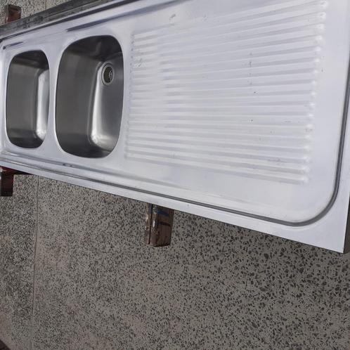 Inox spoelbak 0.50 x 1.40 m, merk Franke., Doe-het-zelf en Bouw, Sanitair, Zo goed als nieuw, Wastafel, Inox, Ophalen of Verzenden