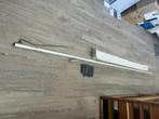 mooie loeverdrape met licht beige lamellen, Huis en Inrichting, Ophalen, Gebruikt, Beige, 200 cm of meer