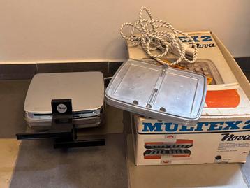 Nova multex 2 wafelijzer met extra nieuwe vorm beschikbaar voor biedingen