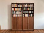 2 Bibliothèques Ikea Billy avec portes Oxberg, Huis en Inrichting, Kasten | Boekenkasten, Ophalen, Zo goed als nieuw, Met deur(en)