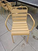 8 metalen tuinstoelen in goede staat (spotprijs), Tuin en Terras, Ophalen, Gebruikt, Metaal, Stapelbaar
