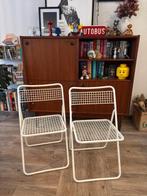 Chaises pliantes emu rio blanches vintage design italien, Enlèvement