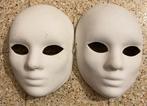 Wit masker, prijs voor de 2 maskers: 5€, Ophalen of Verzenden, Zo goed als nieuw