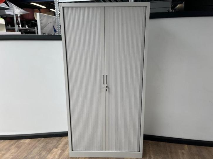 Licht grijze roldeurkast 100 x 198 x 43, Huis en Inrichting, Woonaccessoires | Wandplanken en Boekenplanken, Ophalen of Verzenden