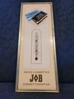 ancien thermomètre publicitaire papier à cigarettes JOB, Enlèvement ou Envoi, Utilisé, Panneau publicitaire