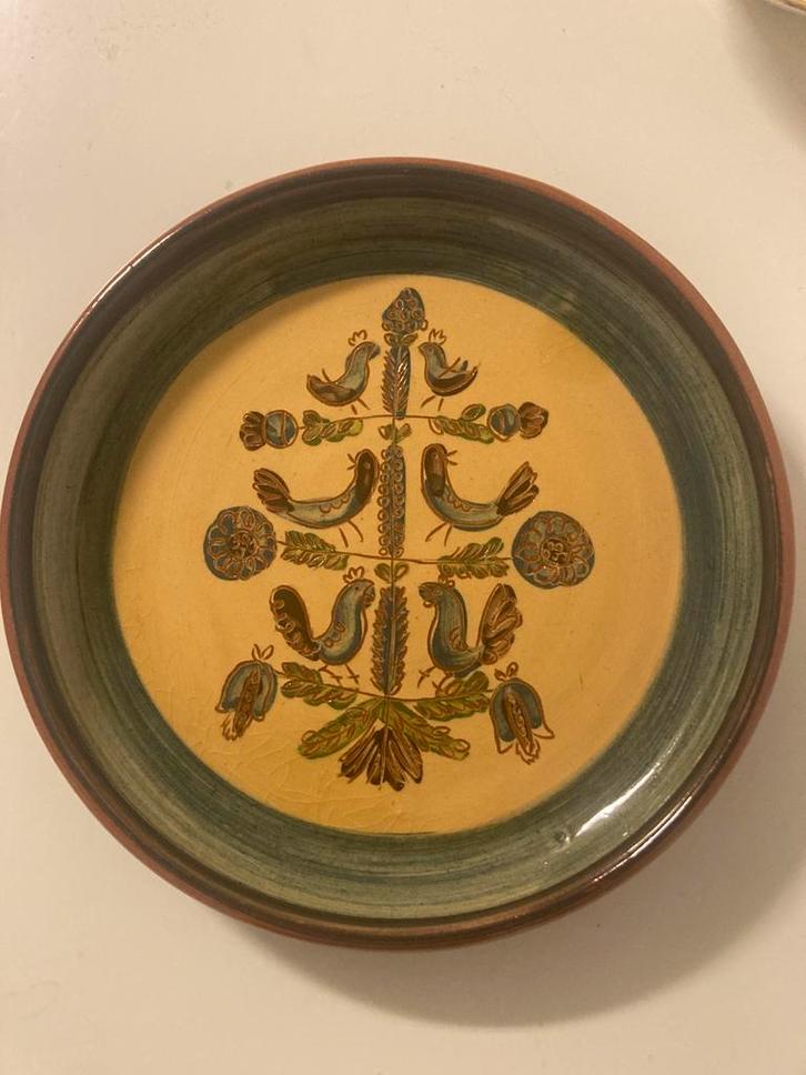 Pools Handwerk Collectors Bord, afkomstig van kunsthandel, Antiek en Kunst, Antiek | Keramiek en Aardewerk, Ophalen of Verzenden
