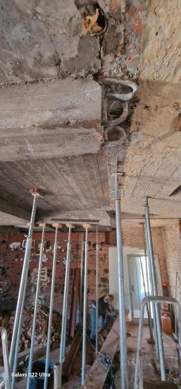 Plaatsen stalen balk uw huis.0466445657 beschikbaar voor biedingen