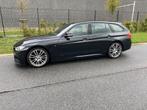 BMW 318dA M-sport pakket, Auto's, Achterwielaandrijving, Zwart, Leder, 5 deurs