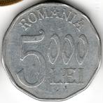 Roemenië : 5000 Lei 2002  KM#158  Ref 16152, Postzegels en Munten, Ophalen of Verzenden, Overige landen, Losse munt