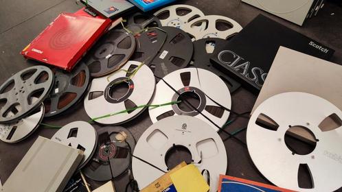 30 stuks Metal Reels banden - Kunststof 26,5 cm / 7", Audio, Tv en Foto, Bandrecorder, Ophalen