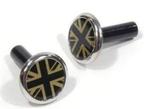 Deurpin Gold union jack merchandise MiniCooper R en F modell, Gebruikt, -, Deur, Ophalen of Verzenden