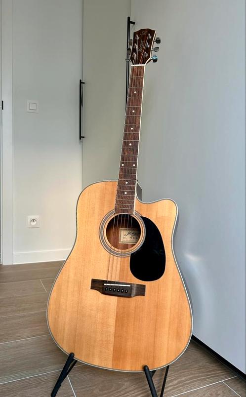 Morgan W-120 SCE-N elektro akoestische gitaar, Muziek en Instrumenten, Snaarinstrumenten | Gitaren | Akoestisch, Zo goed als nieuw