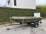 Boot met trailer, Watersport en Boten, Vis- en Consoleboten, Ophalen, Gebruikt, Polyester