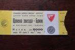 Ticket Rode Ster Belgrado - Club Brugge 21 oktober 1987, Tickets en Kaartjes, Sport | Voetbal, Losse kaart, Eén persoon, Oktober