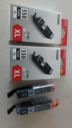 Zwarte inkpatronen Canon PGI-550PGBK XL, Comme neuf, Cartridge, Canon, Enlèvement ou Envoi