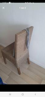 4 riete eetkamerstoelen., Ophalen, Zo goed als nieuw