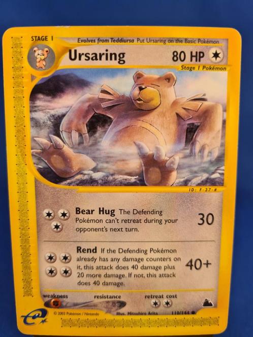 Ursaring 110/144 - Skyridge, Hobby en Vrije tijd, Verzamelkaartspellen | Pokémon, Gebruikt, Verzenden
