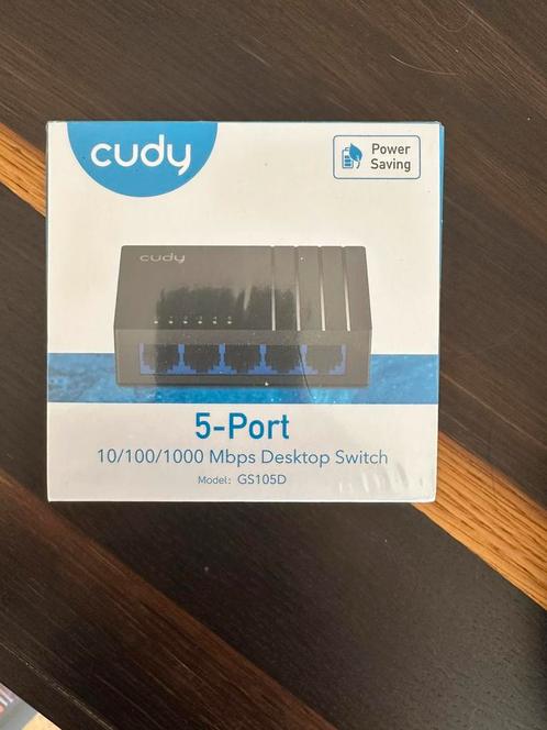 Cudy GS105D 5-Port Gigabit Switch – New in Box – 2-Year Warr, Computers en Software, Routers en Modems, Nieuw, Ophalen