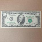 10 dollars USA 1990 jaar, Postzegels en Munten, Bankbiljetten | Amerika, Setje, Ophalen of Verzenden, Noord-Amerika