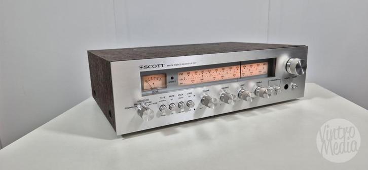 Scott R 307 Versterker | Receiver | Vintage | Phono | Stereo, Audio, Tv en Foto, Stereoketens, Refurbished, Tuner of Radio, Overige merken