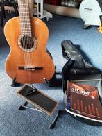 Gitaar met alle toebehoren, Ophalen, Gebruikt, Klassieke of Spaanse gitaar