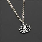 Boeddha in Lotusbloem, zilverkleurige ketting, Enlèvement ou Envoi, Neuf