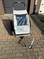fietskar XLC Croozer Duo2 met babyhangmat, Fietsen en Brommers, Ophalen, Opvouwbaar, Croozer, Zo goed als nieuw