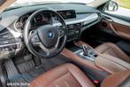 BMW X6 3.0d X-Drive / 1 EIGENAAR / CAMERA / TREKHAAK 3500KG, Autos, BMW, Euro 6, Entreprise, Beige, 6 cylindres