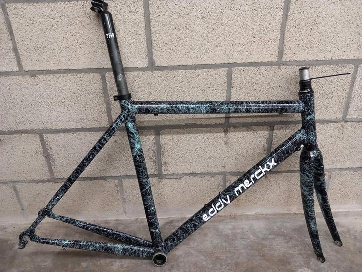 Eddy Merckx frameset custom paint maat 56, Fietsen en Brommers, Fietsonderdelen, Frame, Ophalen