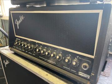 Fender 300PS buizenversterker + 4x12 speakerkast (jaren ‘70), Enlèvement, Utilisé, Guitare basse, 100 watts ou plus