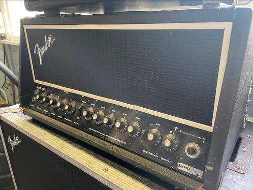 Fender 300PS buizenversterker + 4x12 speakerkast (jaren ‘70), Muziek en Instrumenten, Versterkers | Bas en Gitaar, Gebruikt, Basgitaar