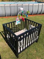 Volledig baby park incl matras, dekentjes, muziekmobiel, Kinderen en Baby's, Ophalen, Zo goed als nieuw
