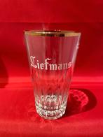 Verre à bière Liefmans avec bord doré 33cl, Collections, Enlèvement ou Envoi, Utilisé, Verre ou Verres, Autres marques