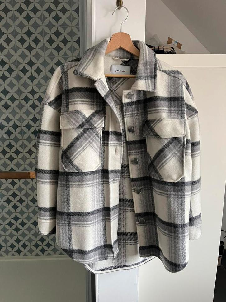 Geruite jas, Kleding | Dames, Jassen | Winter, Zo goed als nieuw, Ophalen of Verzenden