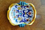 Plat en céramique italienne Deruta peint à la main, Ophalen of Verzenden