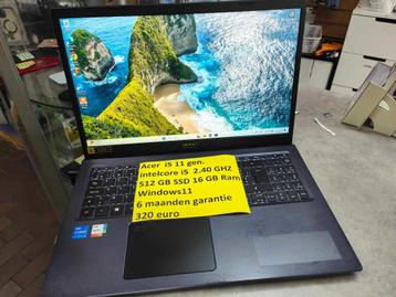 Acer Aspire A515-56 SSD 512 Go 16 Go de RAM i5 11 gén. 320 e disponible aux enchères