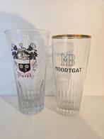 Twee oude duvel glazen brouwerij moortgat, Verzamelen, Ophalen of Verzenden, Zo goed als nieuw