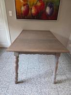 Houten eettafel gezandstraald, Huis en Inrichting, Ophalen