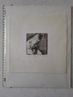 Kleine ets De Ravet "Demon" uit 2004, Antiek en Kunst, Kunst | Etsen en Gravures, Ophalen of Verzenden