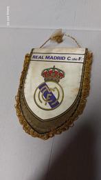 Vintage retro embleem, vlag   wimpel van real madrid, Verzamelen, Ophalen of Verzenden