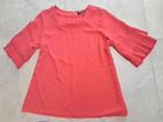 Stijlvolle rode bloes mt Large (zie foto's), Kleding | Dames, Ophalen of Verzenden, Zo goed als nieuw, Maat 42/44 (L), Rood