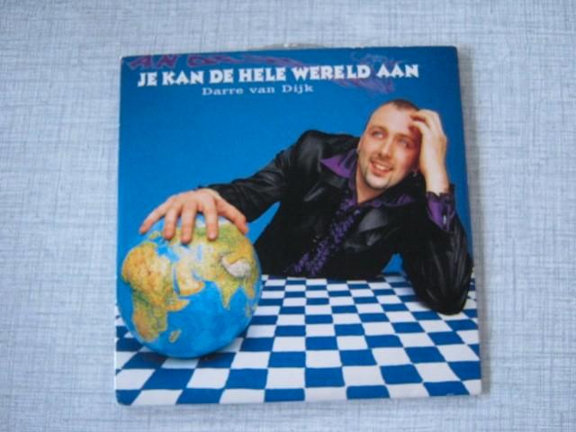 cd je kan de hele wereld aan Darre van Dijk, Cd's en Dvd's, Cd's | Nederlandstalig, Zo goed als nieuw, Rock, Ophalen of Verzenden