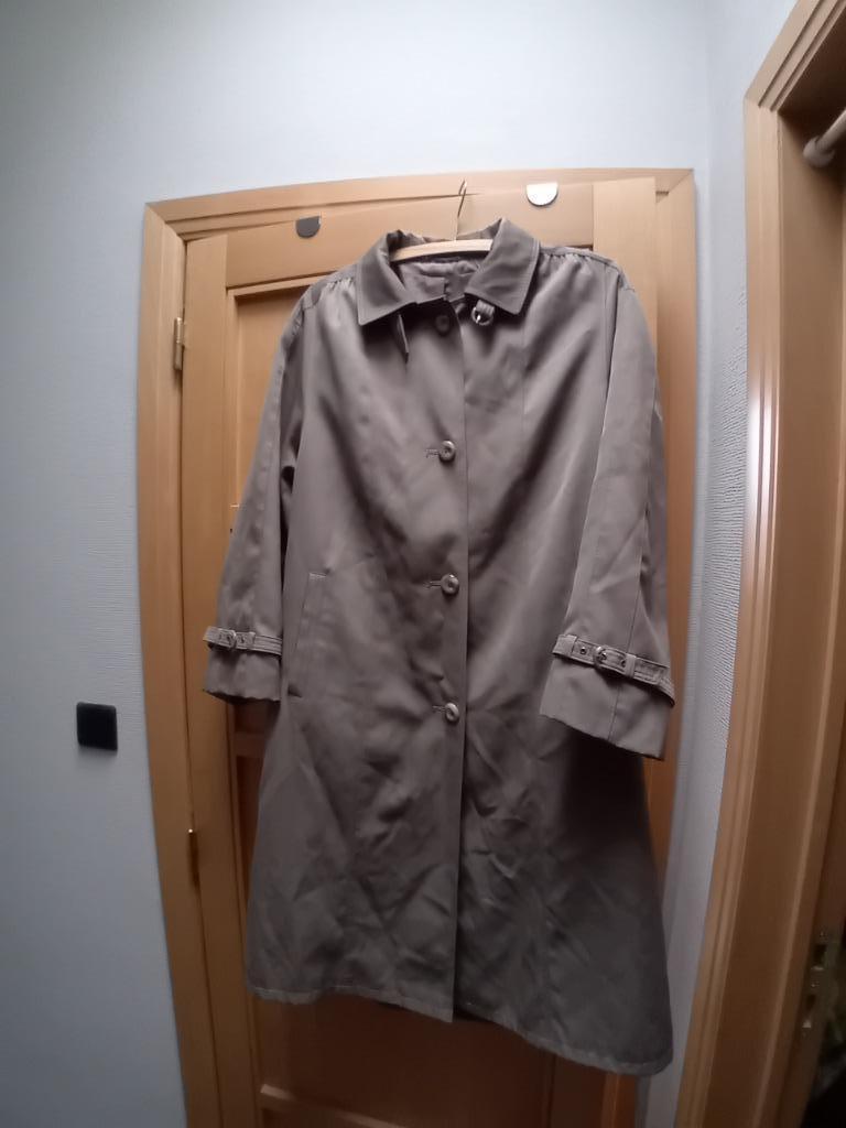 Imper femme vintage vert kaki, Enlèvement ou Envoi, Porté, Taille 42/44 (L), Vert