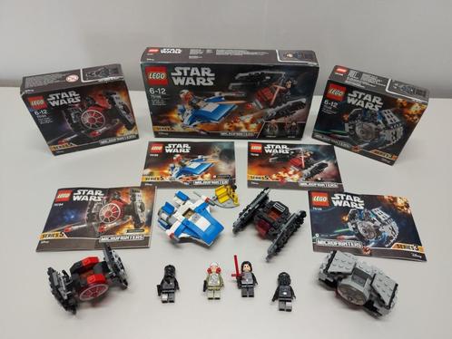 Lego Star Wars Microfighter lot: 75194 - 75196 - 75128, Kinderen en Baby's, Speelgoed | Duplo en Lego, Zo goed als nieuw, Lego