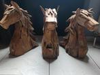 petite tête de cheval en bois de teck, Antiquités & Art, Enlèvement